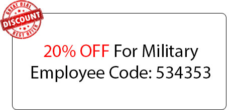 Military Employee 20% OFF - Locksmith at website_area - site_name